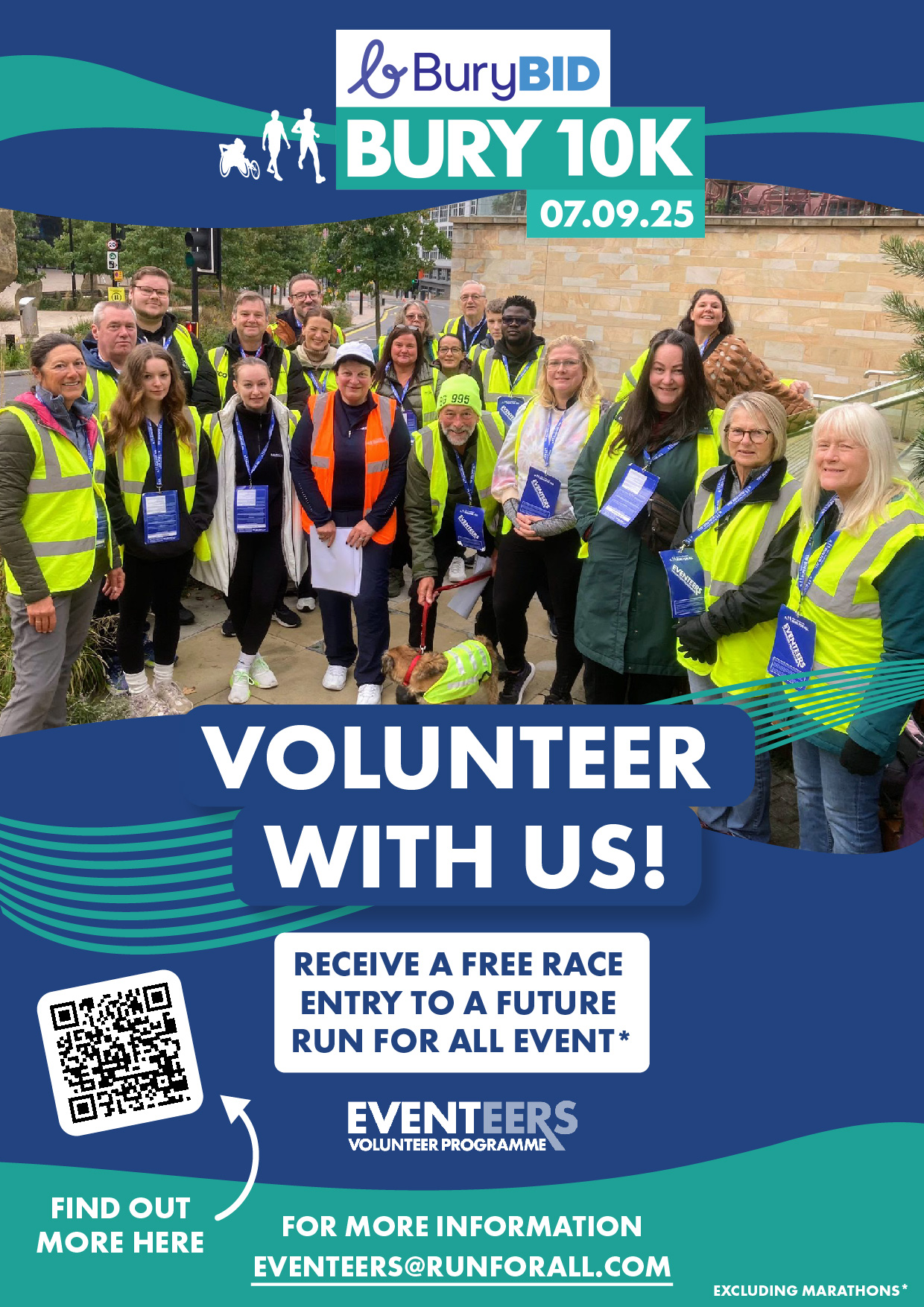 Last Chance to Volunteers for the Bury BID 10K Run