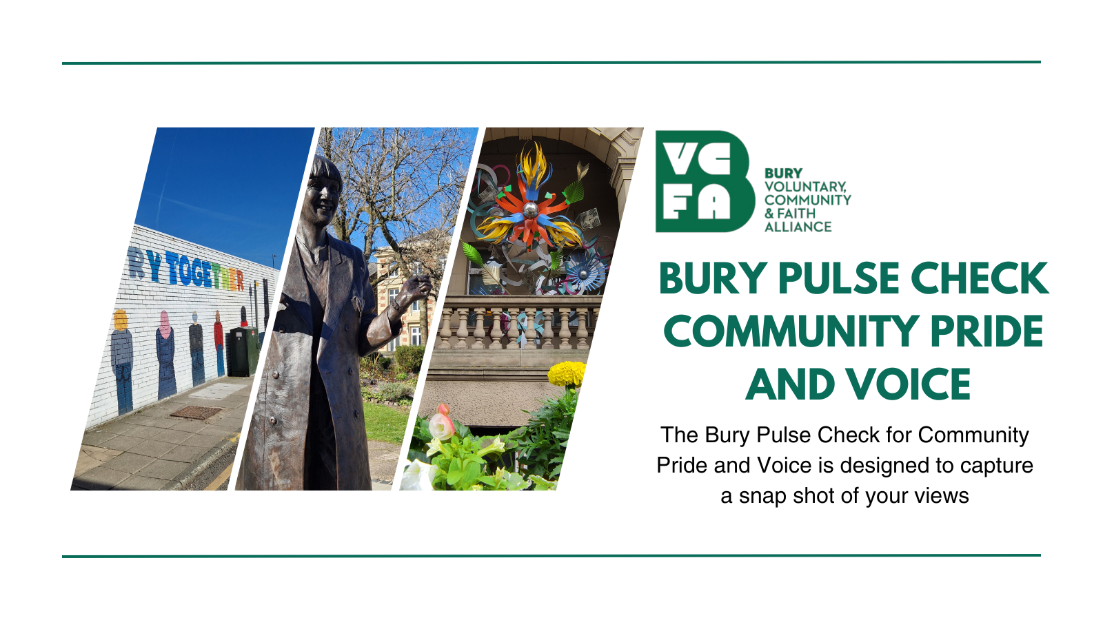 Bury VCFA Pulse Check – Community Pride and Voice