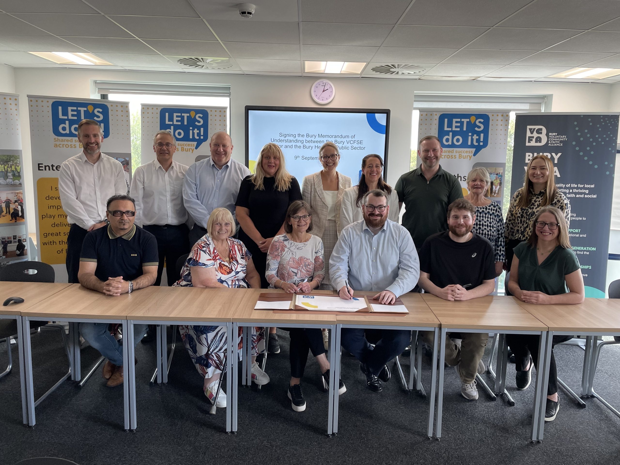 Key Memorandum of Understanding Signed Between Bury’s Voluntary and Public Sectors to Strengthen Community Collaboration