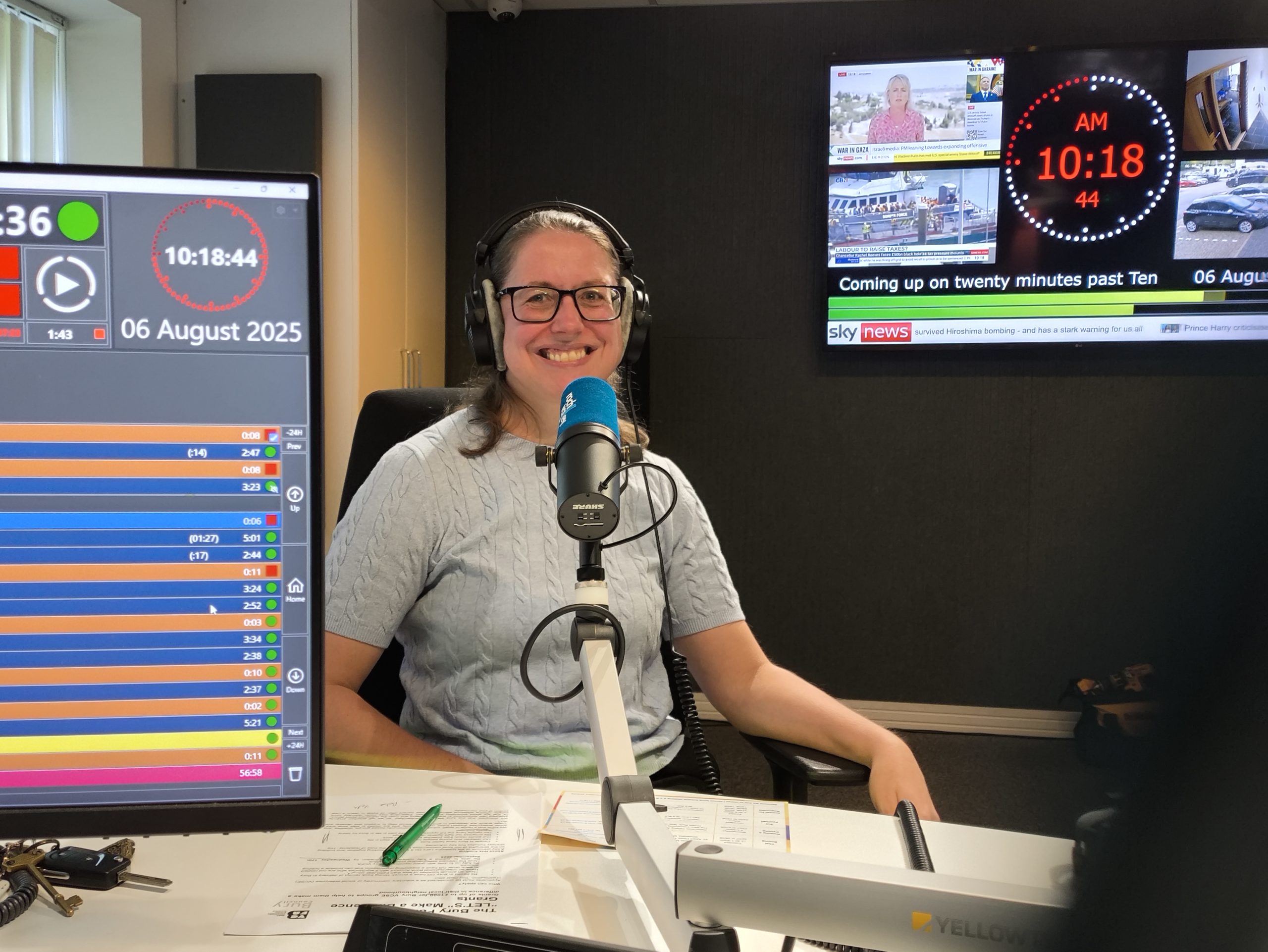 Marie Shares Bury VCFA’s Work on Roch Valley Radio